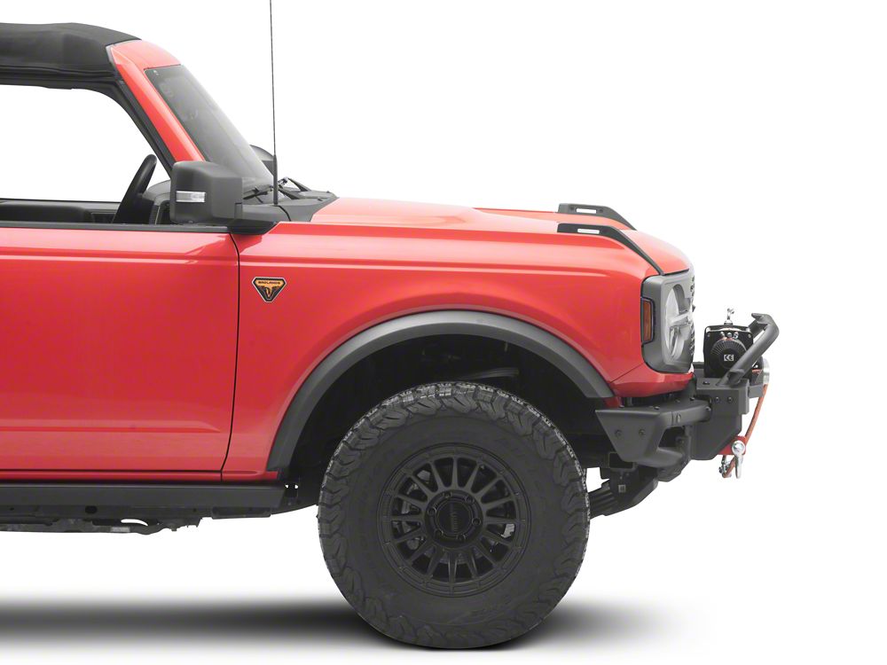 RedRock HD Winch Plate with Bull Bar for OE Bumper (21-25 Bronco w/ Modular Front Bumper)