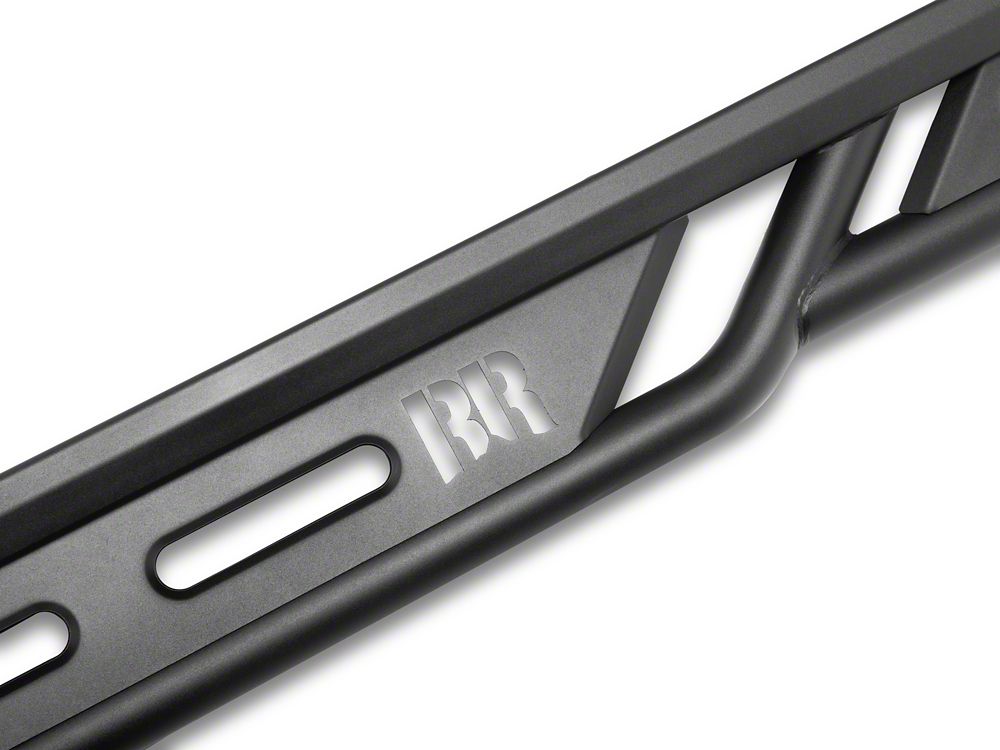 RedRock TC3 HD Rocker Steps; Textured Black (21-25 Bronco 4-Door)