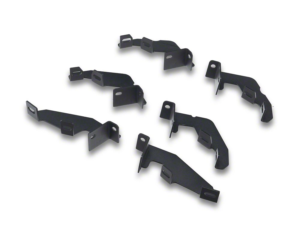 RedRock TC3 HD Rocker Steps; Textured Black (21-25 Bronco 4-Door)