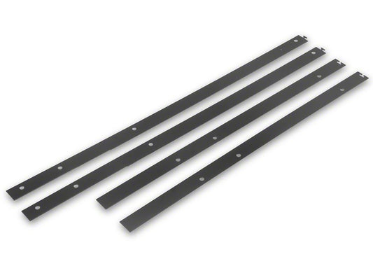 RedRock Pinch Weld Cover Kit; Black (21-25 Bronco)