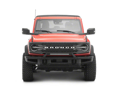 RedRock Bull Bar with Single Row LED Light Bar for OE Modular Front Bumper (21-25 Bronco w/ Modular Front Bumper)