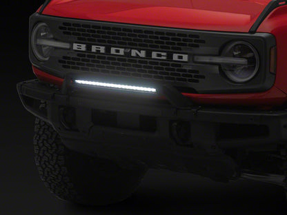 RedRock Bull Bar with 120W Single Row LED Light Bar for OE Modular Front Bumper (21-25 Bronco w/ Modular Front Bumper)