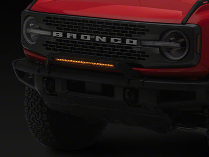 RedRock Bull Bar with 120W Single Row LED Light Bar for OE Modular Front Bumper (21-25 Bronco w/ Modular Front Bumper)