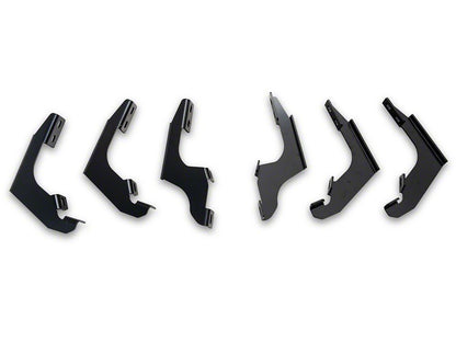 RedRock PNC Side Step Bars; Textured Black (21-25 Bronco 4-Door)