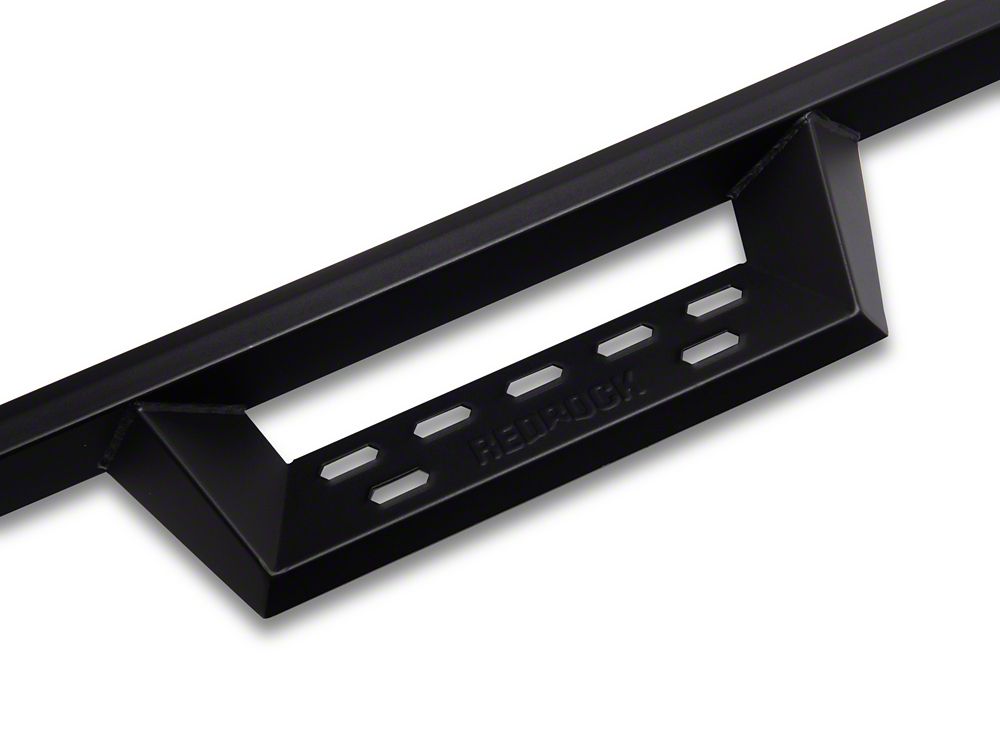 RedRock 4-Inch Drop TC1 Running Boards; Textured Black (15-22 Canyon Crew Cab)