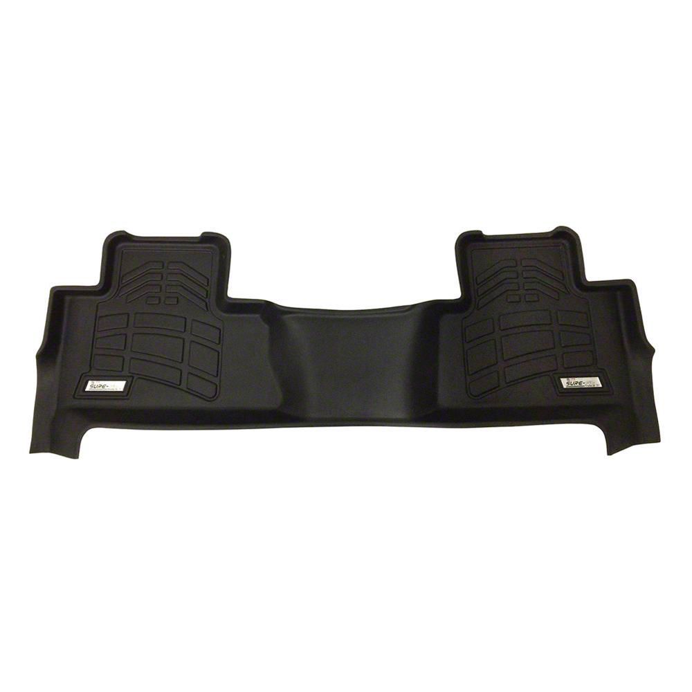 RedRock Sure-Fit Second Row Floor Liner; Black (15-19 Silverado 3500 HD Double Cab)