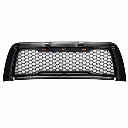 RedRock Impulse Upper Replacement Grille with Amber LED Lights; Matte Black (13-18 RAM 3500)