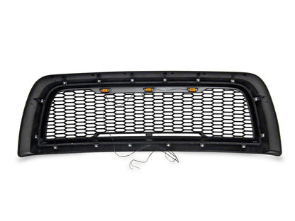 RedRock Baja Upper Replacement Grille with LED; Matte Black (10-18 RAM 2500)