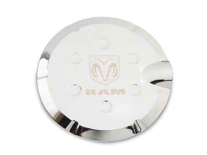 RAM Licensed by RedRock Fuel Tank Door Cover; Chrome (10-18 RAM 2500)