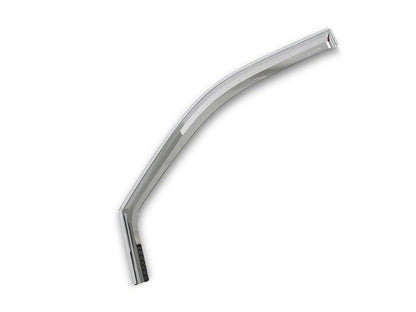 RAM Licensed by RedRock Element Chrome Window Visors; Channel Mount; Front and Rear (10-18 RAM 2500 Crew Cab, Mega Cab)