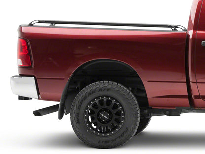 RAM Licensed by RedRock Locker Side Bed Rails; Black (03-18 RAM 2500 w/ 6.4-Foot Box)