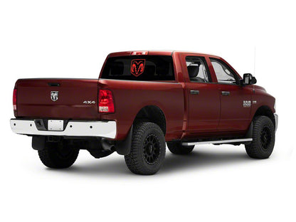 RAM Licensed by RedRock Large RAM Head Logo; Red (03-18 RAM 2500)