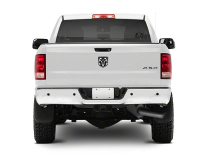 RAM Licensed by RedRock Small RAM Head Logo; Matte Black (03-18 RAM 2500)