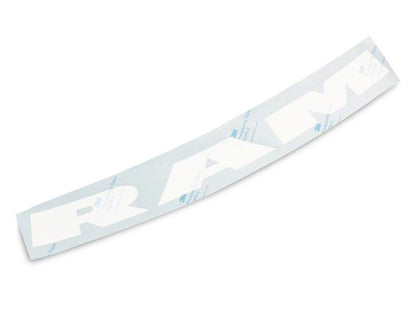 RAM Licensed by RedRock RAM Windshield Banner; White (03-18 RAM 2500)