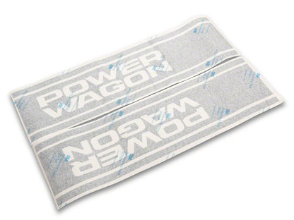 RAM Licensed by RedRock Power Wagon Rear Vertical Stripe; Gloss Black (03-24 RAM 2500)