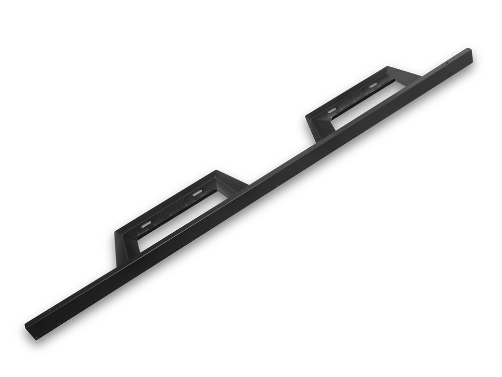 RedRock 4-Inch Drop TC1 Running Boards; Textured Black (10-24 RAM 2500 Crew Cab)