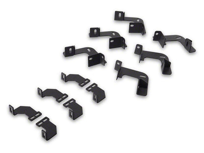 RedRock TC2 Drop Step Running Boards; Textured Black (10-24 RAM 2500 Crew Cab)