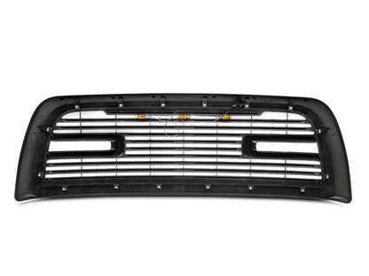 RedRock Boss Upper Replacement Grille with LED DRL; Matte Black (10-18 RAM 2500)