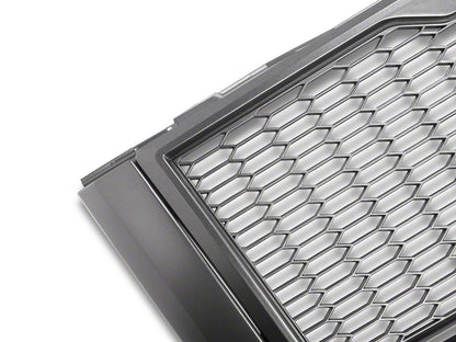 RedRock Baja Upper Replacement Grille with LED Lighting; Charcoal (11-14 Silverado 2500 HD)