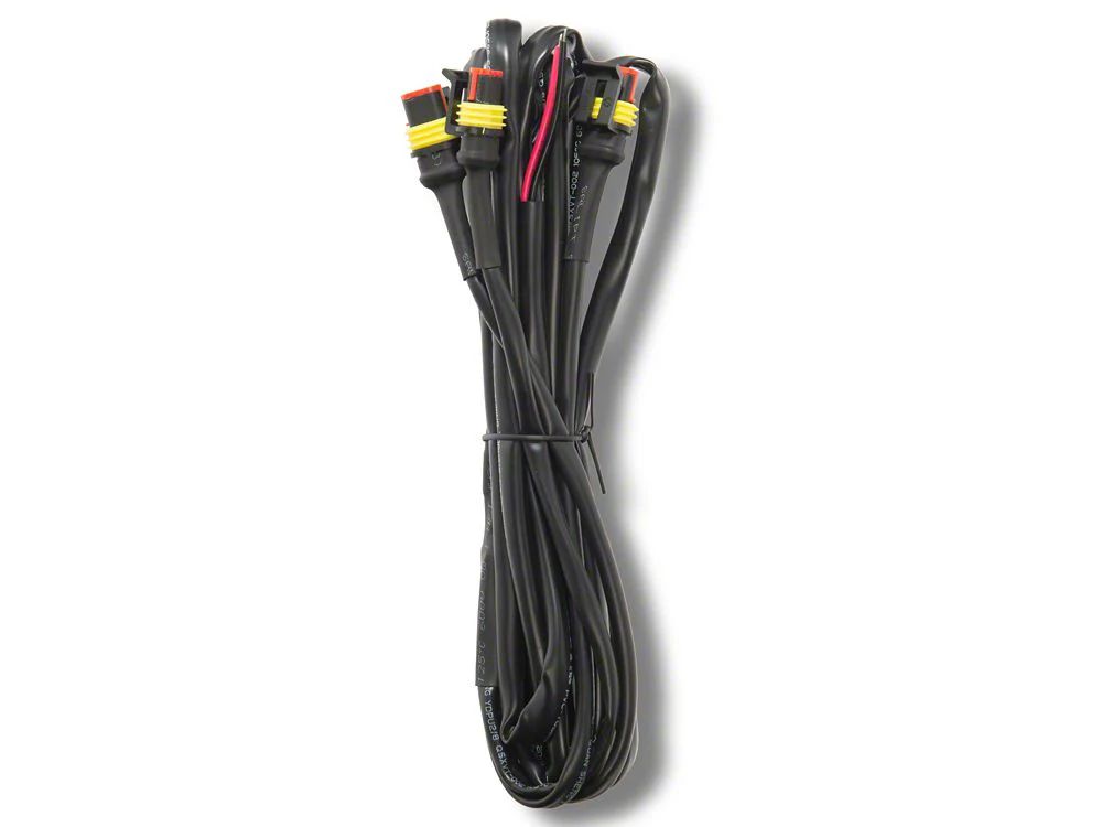 RedRock Baja Upper Replacement Grille with LED Lighting; Matte Black (11-14 Silverado 3500 HD)