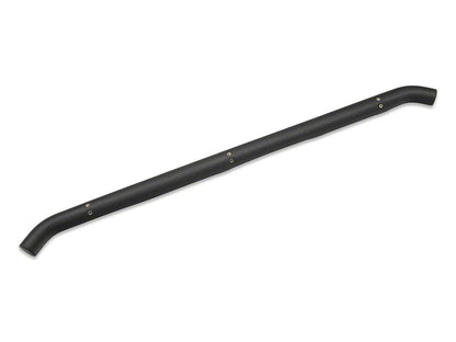RedRock 3-Inch Round Curved Side Step Bars; Textured Black (07-18 Jeep Wrangler JK 4-Door)