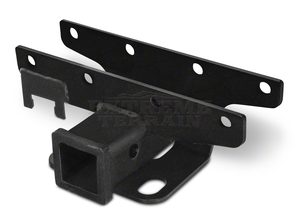 RedRock Hitch; Textured Black (07-18 Jeep Wrangler JK)
