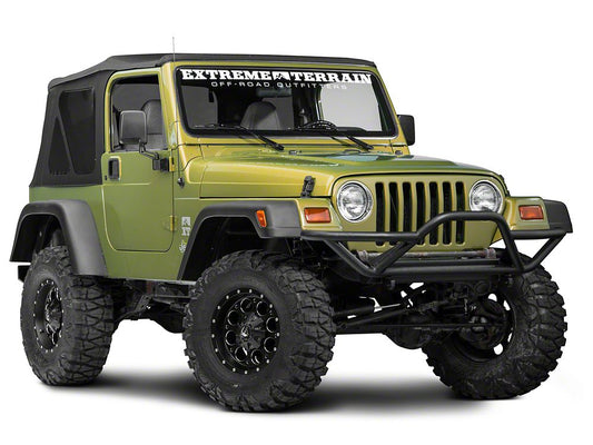RedRock Rock Crawler Front Grille Guard; Textured Black (87-06 Jeep Wrangler YJ & TJ)
