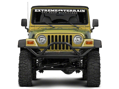 RedRock Rock Crawler Front Grille Guard; Textured Black (87-06 Jeep Wrangler YJ & TJ)