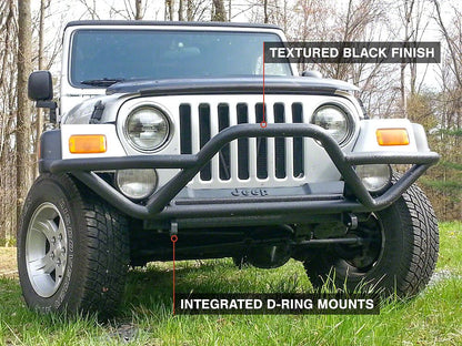 RedRock Rock Crawler Front Grille Guard; Textured Black (87-06 Jeep Wrangler YJ & TJ)