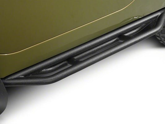 RedRock Side Armor; Textured Black (87-06 Jeep Wrangler YJ & TJ, Excluding Unlimited)