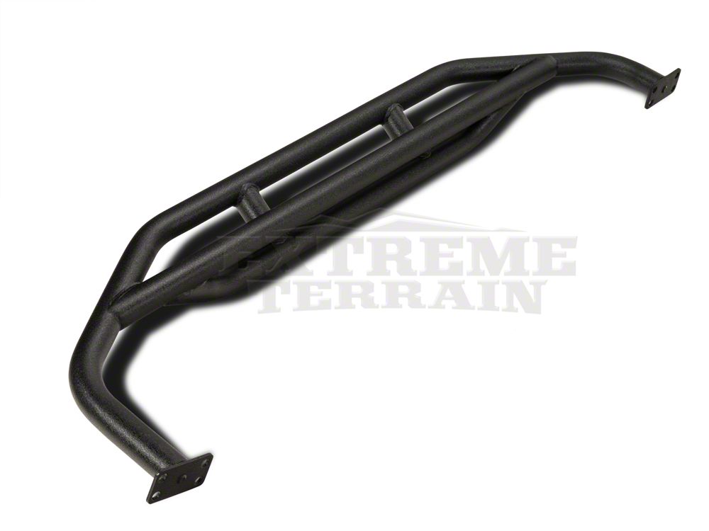 RedRock Side Armor; Textured Black (87-06 Jeep Wrangler YJ & TJ, Excluding Unlimited)