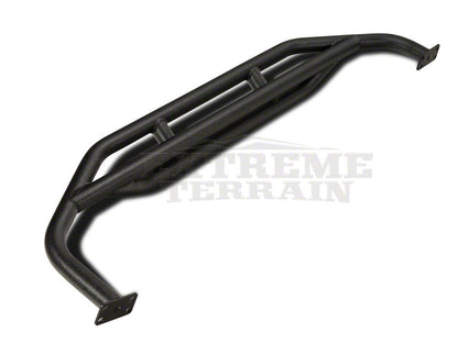RedRock Side Armor; Textured Black (87-06 Jeep Wrangler YJ & TJ, Excluding Unlimited)