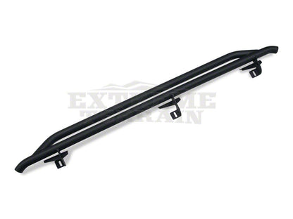 RedRock Rocker Guards; Textured Black (07-18 Jeep Wrangler JK 4-Door)
