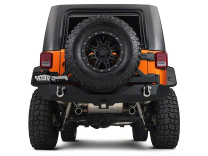 RedRock Dual Outlet Axle-Back Exhaust with Polished Tips (07-18 Jeep Wrangler JK)