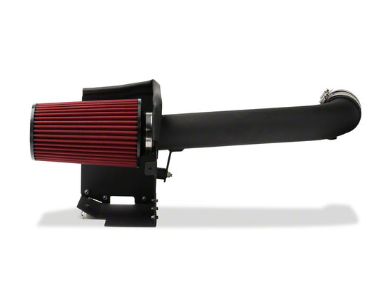 RedRock Cold Air Intake; Black Wrinkle (12-18 3.6L Jeep Wrangler JK)