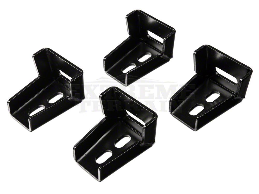 RedRock 3-Inch Round Side Step Bars; Semi-Gloss Black (87-06 Jeep Wrangler YJ & TJ, Excluding Unlimited)