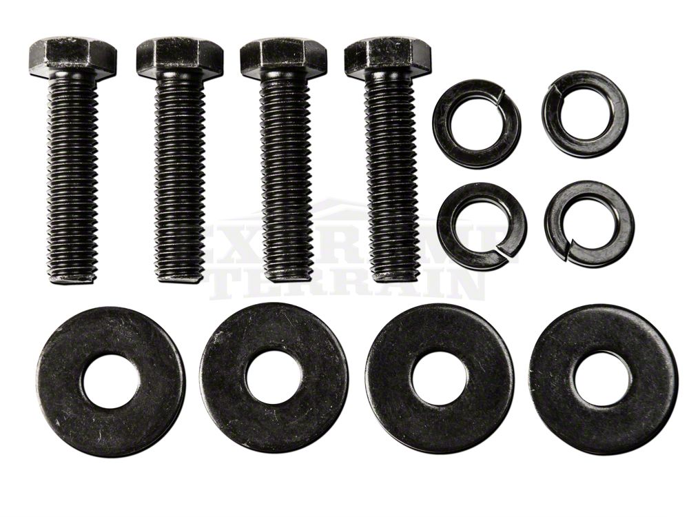 RedRock 3-Inch Round Side Step Bars; Semi-Gloss Black (87-06 Jeep Wrangler YJ & TJ, Excluding Unlimited)