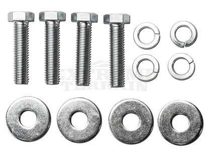 RedRock 3-Inch Round Side Step Bars; Stainless Steel (87-06 Jeep Wrangler YJ & TJ, Excluding Unlimited)