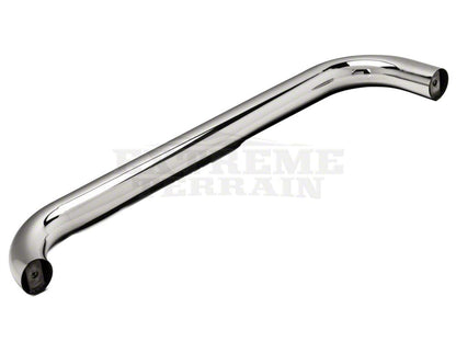 RedRock 3-Inch Round Side Step Bars; Stainless Steel (87-06 Jeep Wrangler YJ & TJ, Excluding Unlimited)