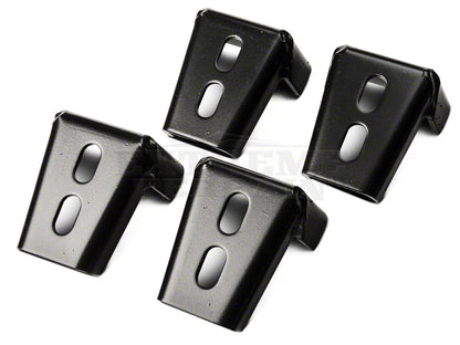 RedRock 3-Inch Round Side Step Bars; Stainless Steel (87-06 Jeep Wrangler YJ & TJ, Excluding Unlimited)