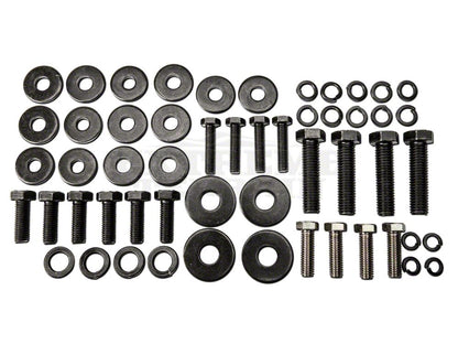RedRock 3-Inch Side Step Bars; Textured Black (04-06 Jeep Wrangler TJ Unlimited)