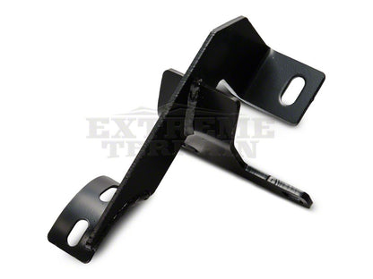 RedRock 3-Inch Round Curved Side Step Bars; Stainless Steel (07-18 Jeep Wrangler JK 4-Door)