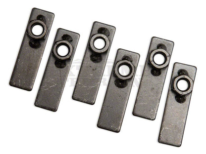 RedRock 4-Inch Oval Straight Side Step Bars; Textured Black (07-18 Jeep Wrangler JK 4-Door)