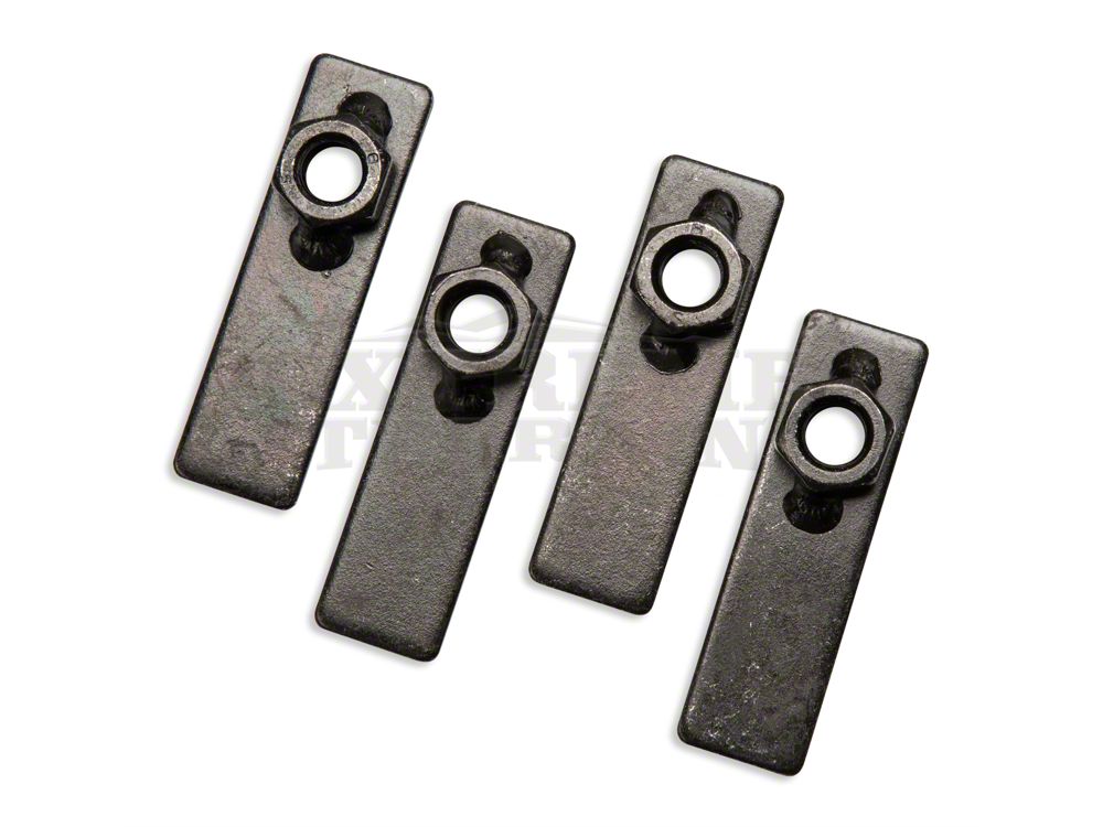 RedRock 3-Inch Round Curved Side Step Bars; Semi-Gloss Black (07-18 Jeep Wrangler JK 2-Door)