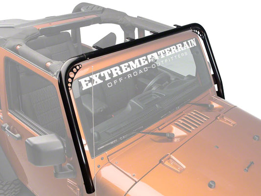 RedRock Light Bar; Gloss Black (07-18 Jeep Wrangler JK)