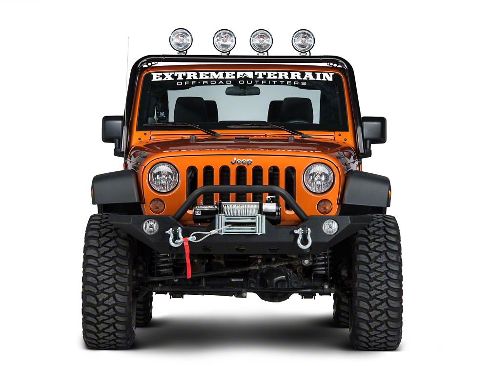 RedRock Light Bar; Gloss Black (07-18 Jeep Wrangler JK)