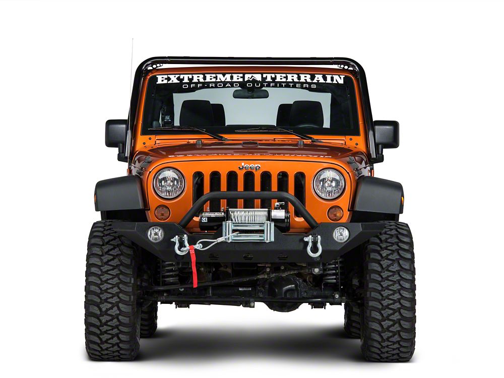RedRock Light Bar; Gloss Black (07-18 Jeep Wrangler JK)