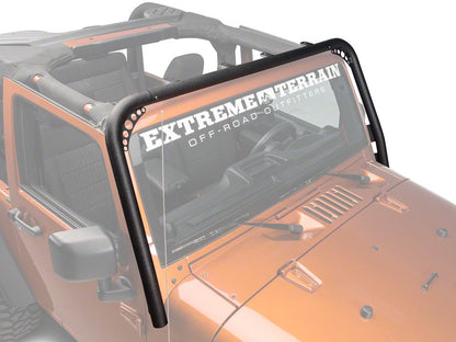 RedRock Light Bar; Textured Black (07-18 Jeep Wrangler JK)