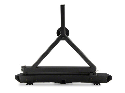 RedRock Rock Crawler Rear Bumper with Tire Carrier; Textured Black (87-06 Jeep Wrangler YJ & TJ)