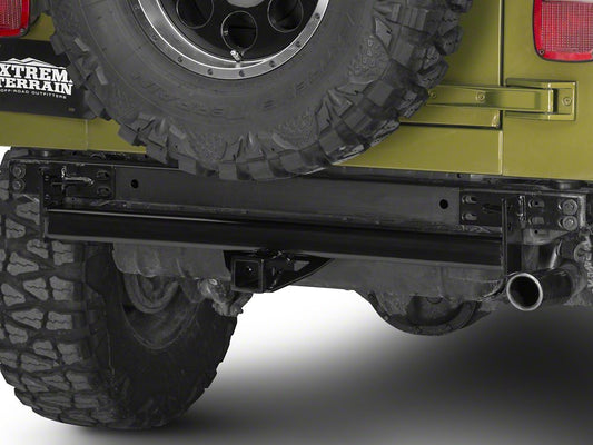 RedRock Hitch; Gloss Black (87-06 Jeep Wrangler YJ & TJ)